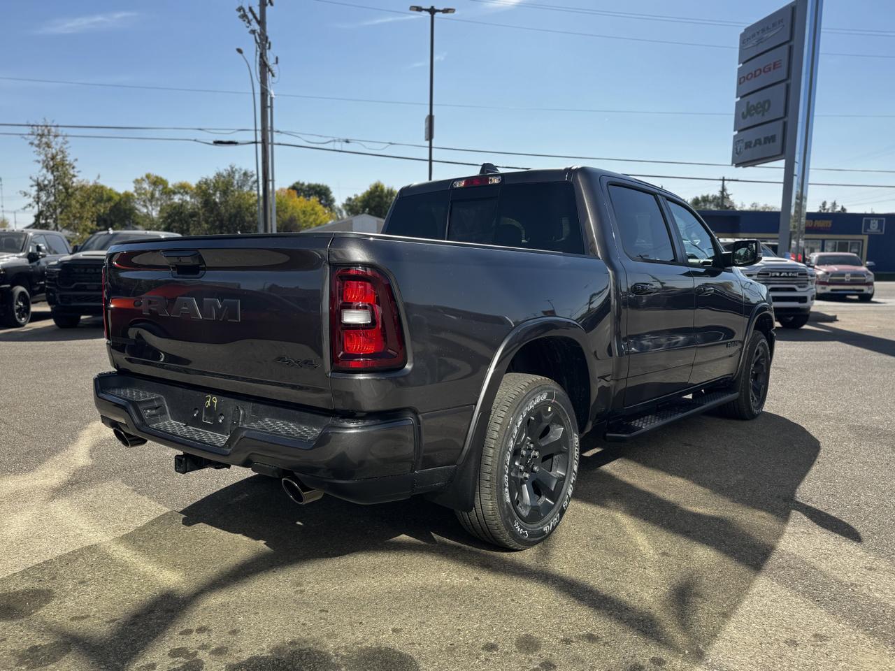 2025 Ram 1500 Big Horn Night Edition Crew Cab 4x4 | 3L Hurricane | Heated Seats | NAV | Alpine Audio Redwater AB