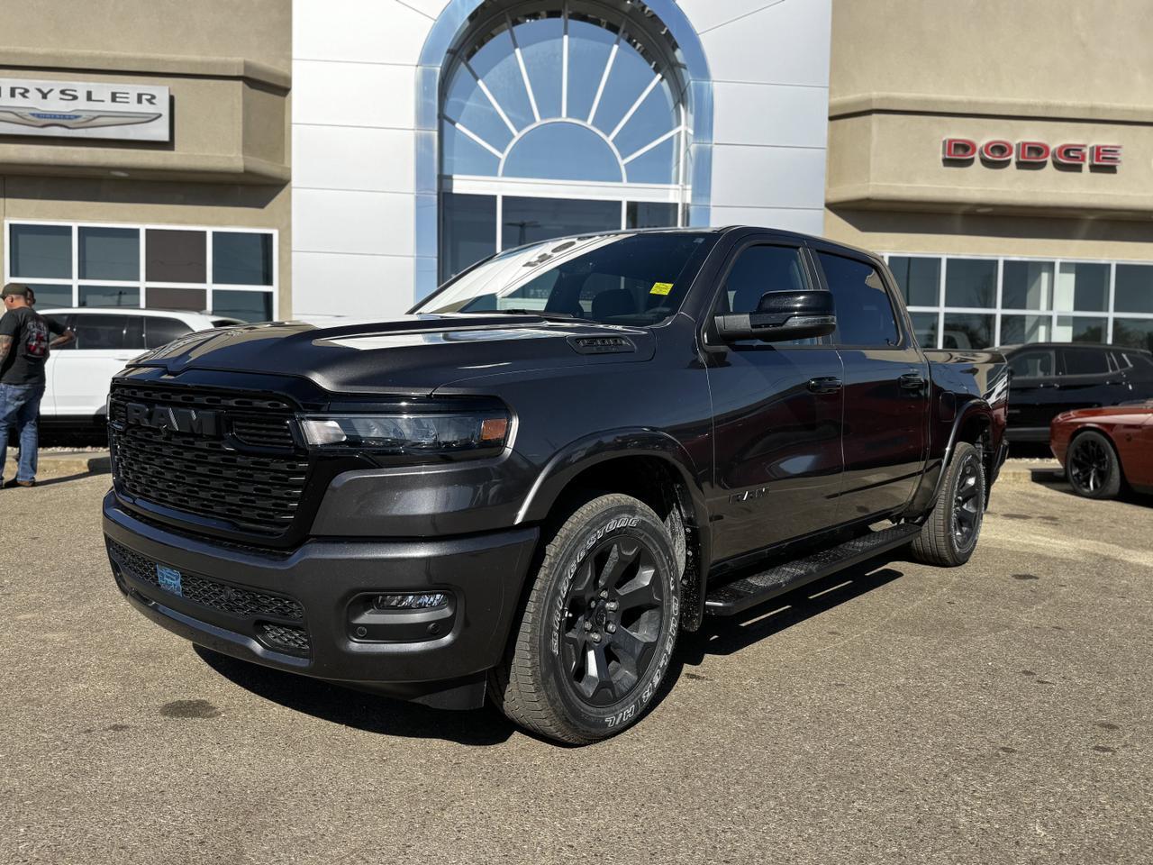 2025 Ram 1500 Big Horn Night Edition Crew Cab 4x4 | 3L Hurricane | Heated Seats | NAV | Alpine Audio Redwater AB