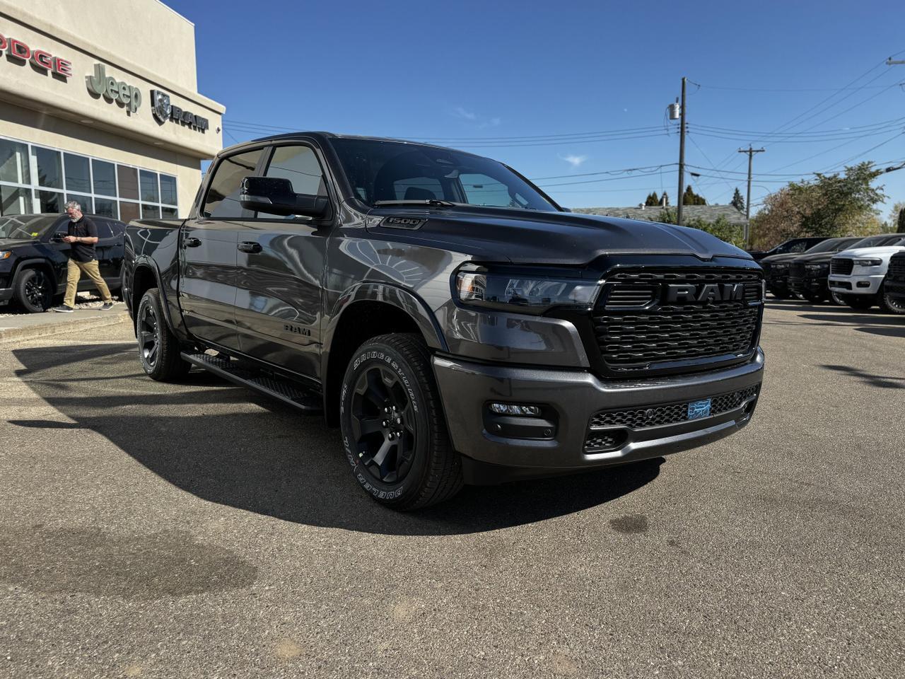 2025 Ram 1500 Big Horn Night Edition Crew Cab 4x4 | 3L Hurricane | Heated Seats | NAV | Alpine Audio Redwater AB