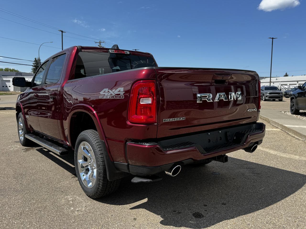 2025 Ram 1500 Big Horn Sport Crew Cab 4x4 | 3L Hurricane | Heated Seats | Alpine | NAV Redwater AB