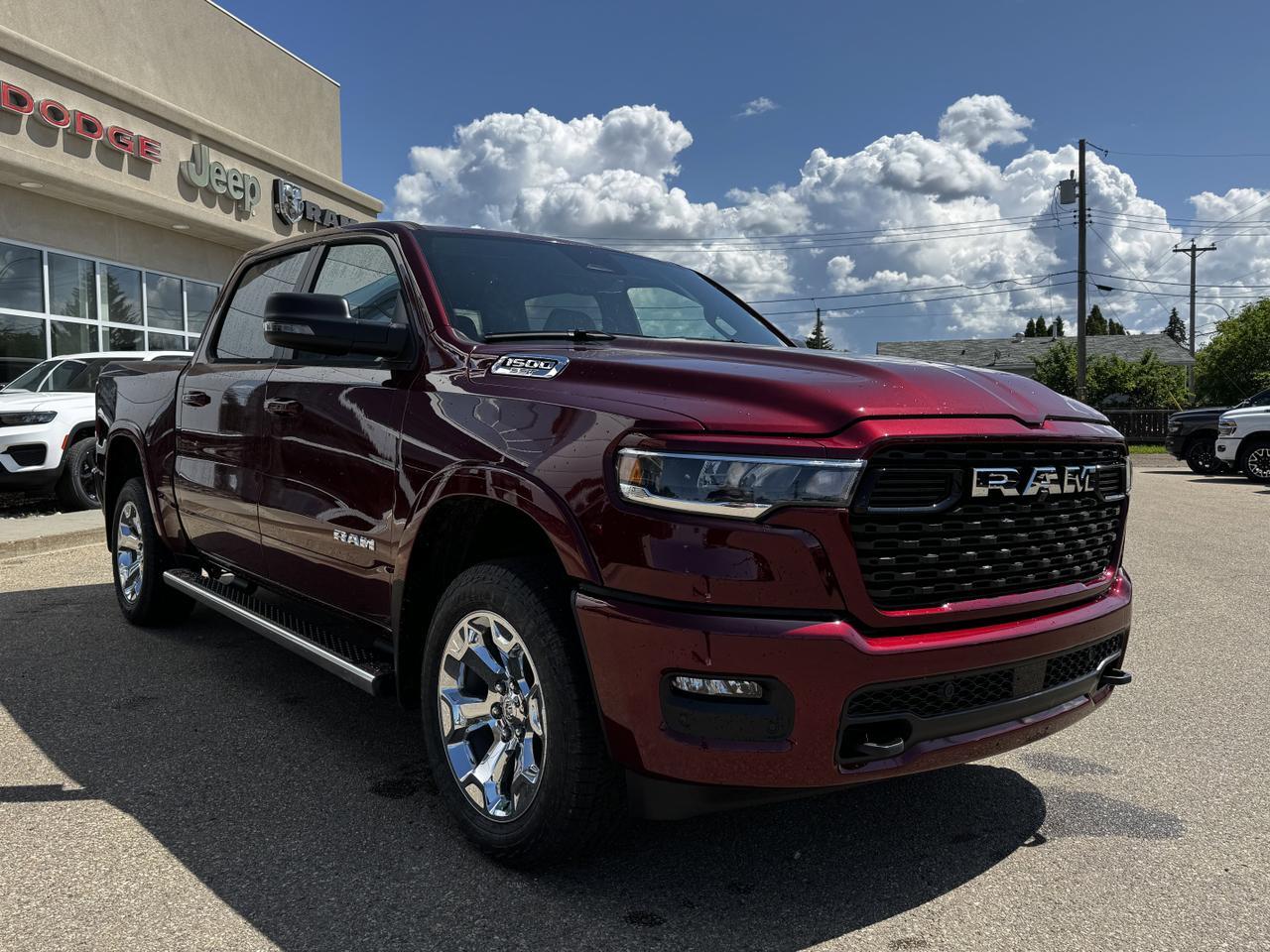 2025 Ram 1500 Big Horn Sport Crew Cab 4x4 | 3L Hurricane | Heated Seats | Alpine | NAV Redwater AB