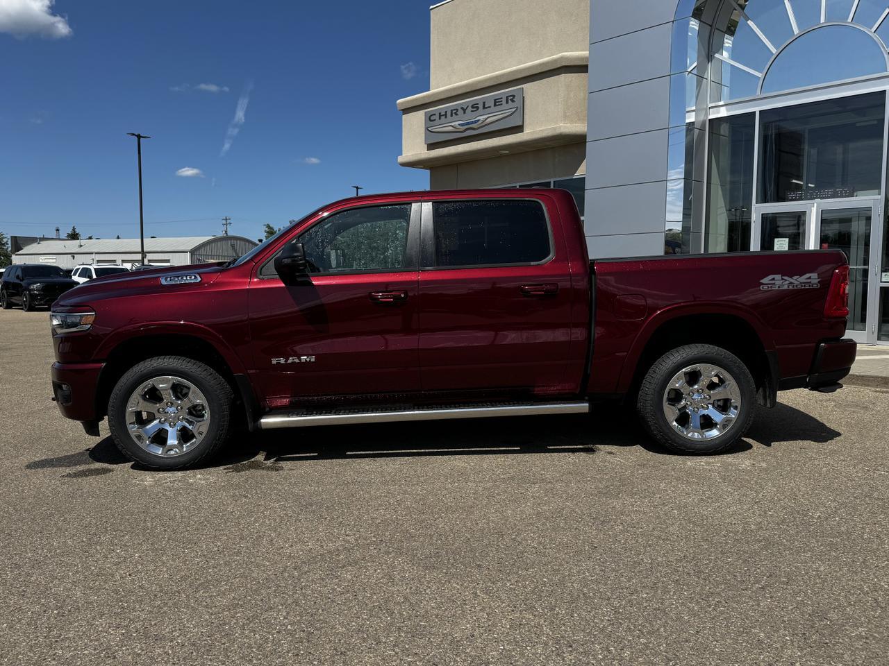 2025 Ram 1500 Big Horn Sport Crew Cab 4x4 | 3L Hurricane | Heated Seats | Alpine | NAV Redwater AB