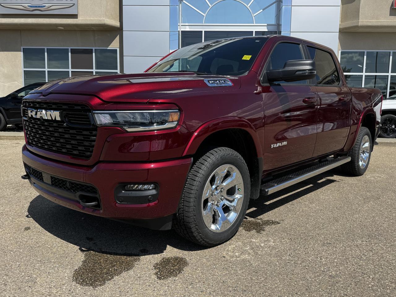 2025 Ram 1500 Big Horn Sport Crew Cab 4x4 | 3L Hurricane | Heated Seats | Alpine | NAV Redwater AB