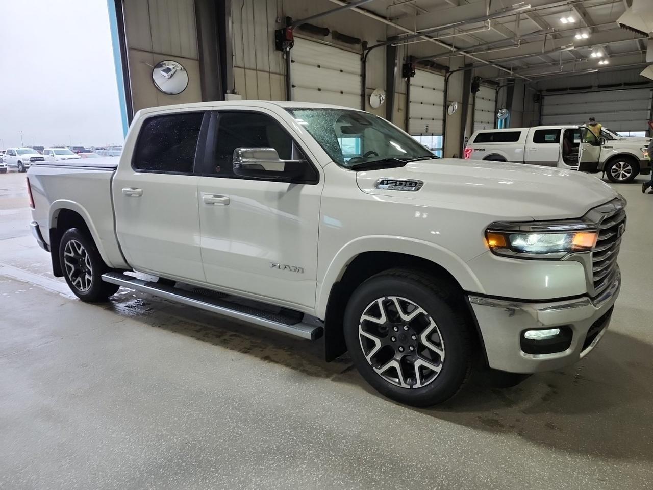 2025 Ram 1500 Laramie Crew Cab 4x4 | 3L Hurricane Twin Turbo | Heated Vented Leather Seats | NAV | 12IN Display Redwater AB