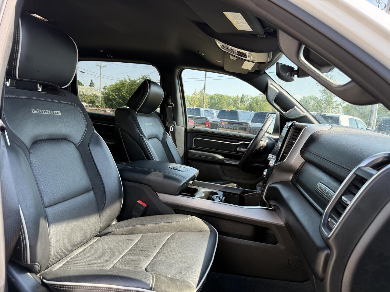 2025 Ram 1500 Laramie Crew Cab 4x4 | 3L Hurricane Twin Turbo | Heated Vented Leather Seats | NAV | 12IN Display Redwater AB