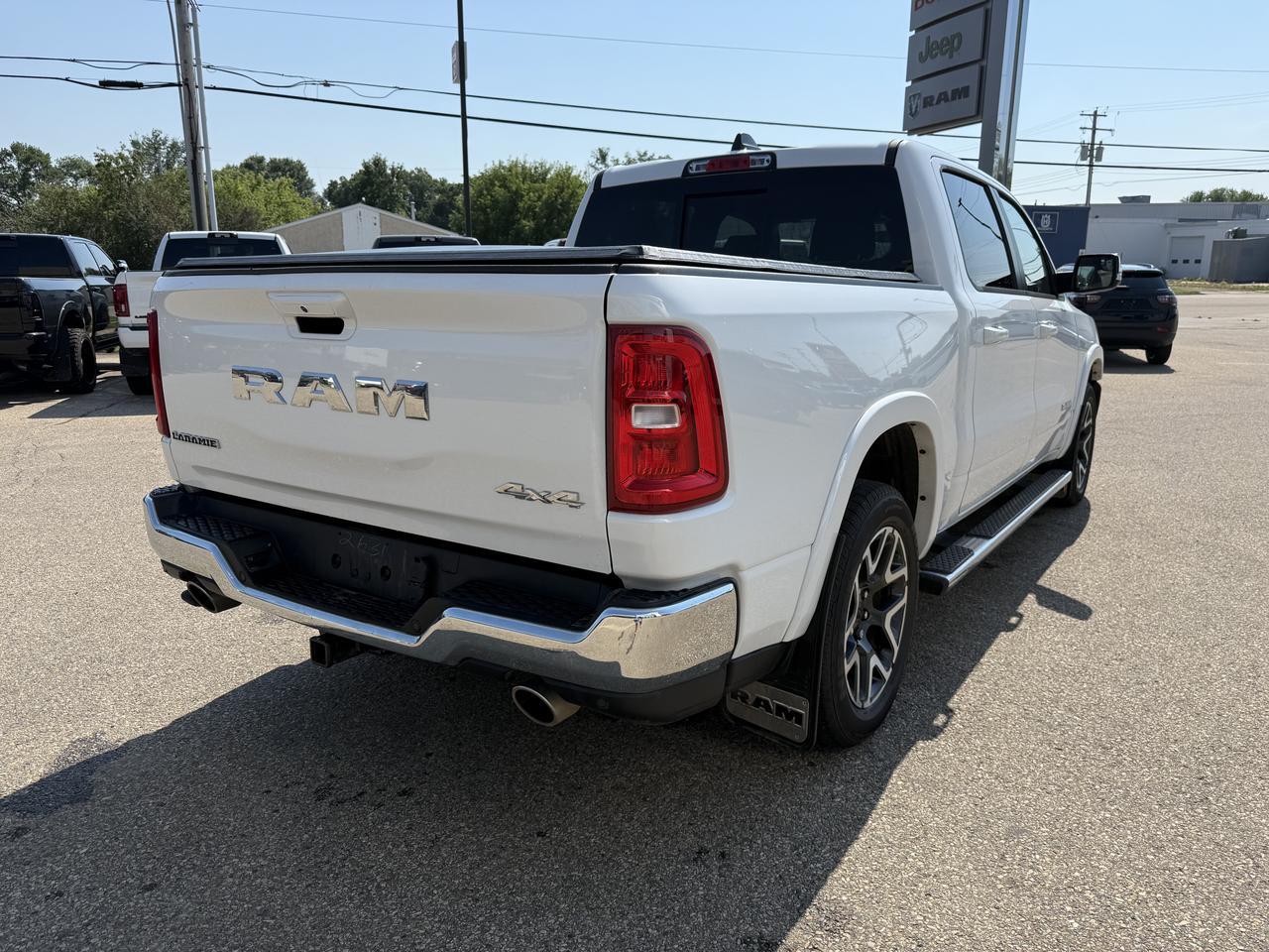 2025 Ram 1500 Laramie Crew Cab 4x4 | 3L Hurricane Twin Turbo | Heated Vented Leather Seats | NAV | 12IN Display Redwater AB