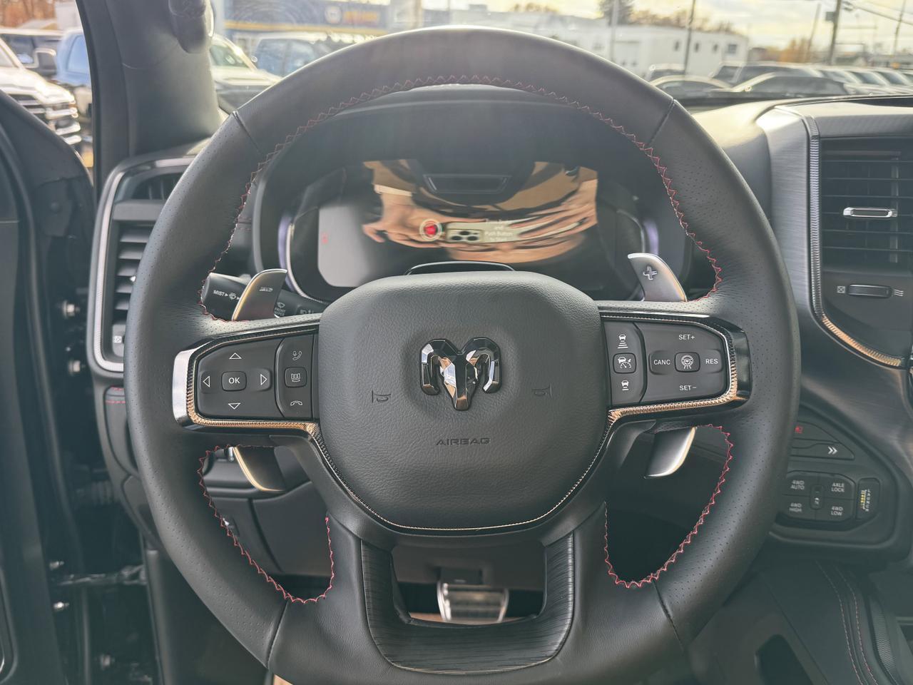 2025 Ram 1500 RHO Crew Cab 4x4 | 3L Hurricane | Premium Leather | Power Tailgate | Pano Sunroof Redwater AB