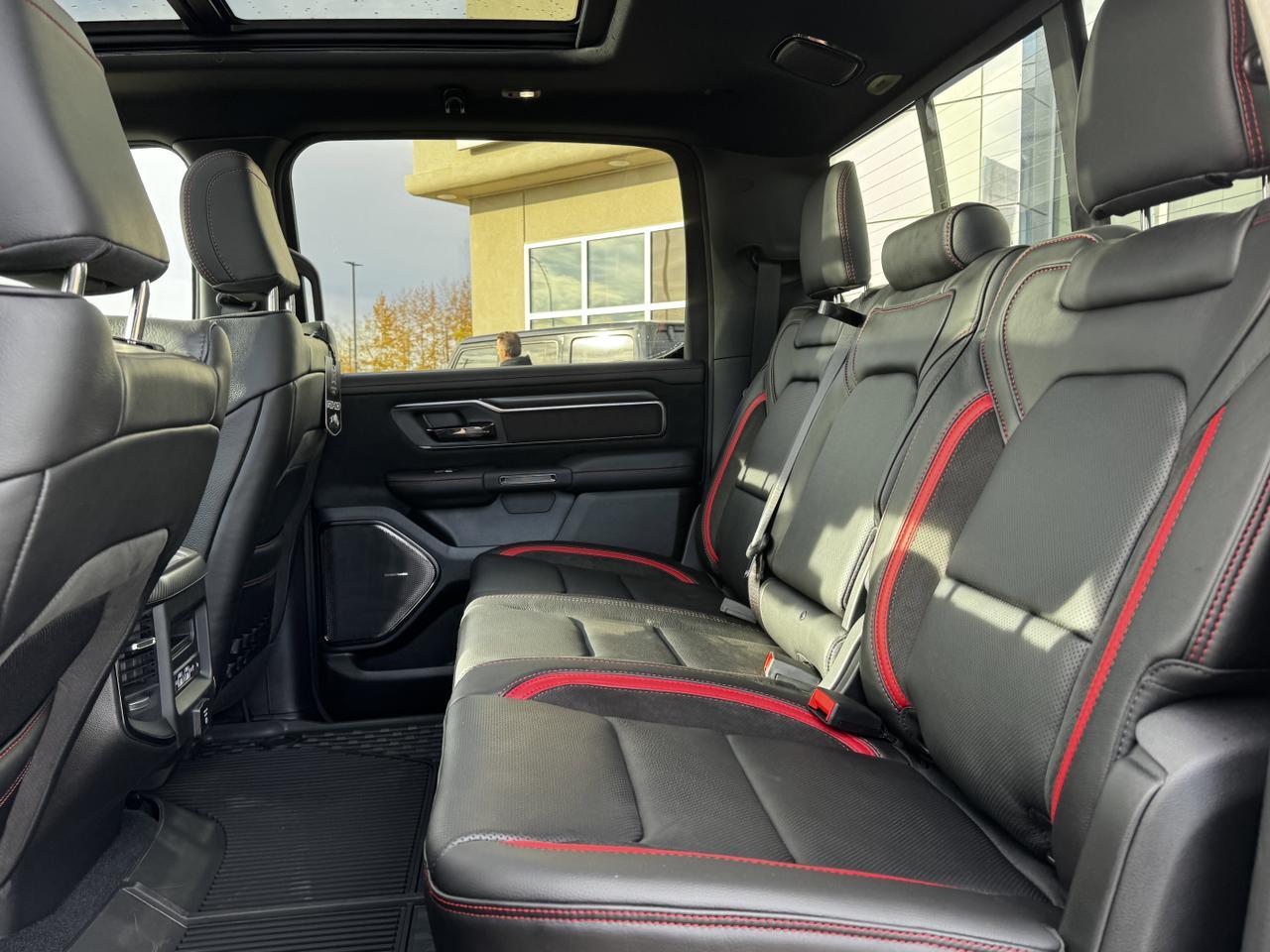 2025 Ram 1500 RHO Crew Cab 4x4 | 3L Hurricane | Premium Leather | Power Tailgate | Pano Sunroof Redwater AB