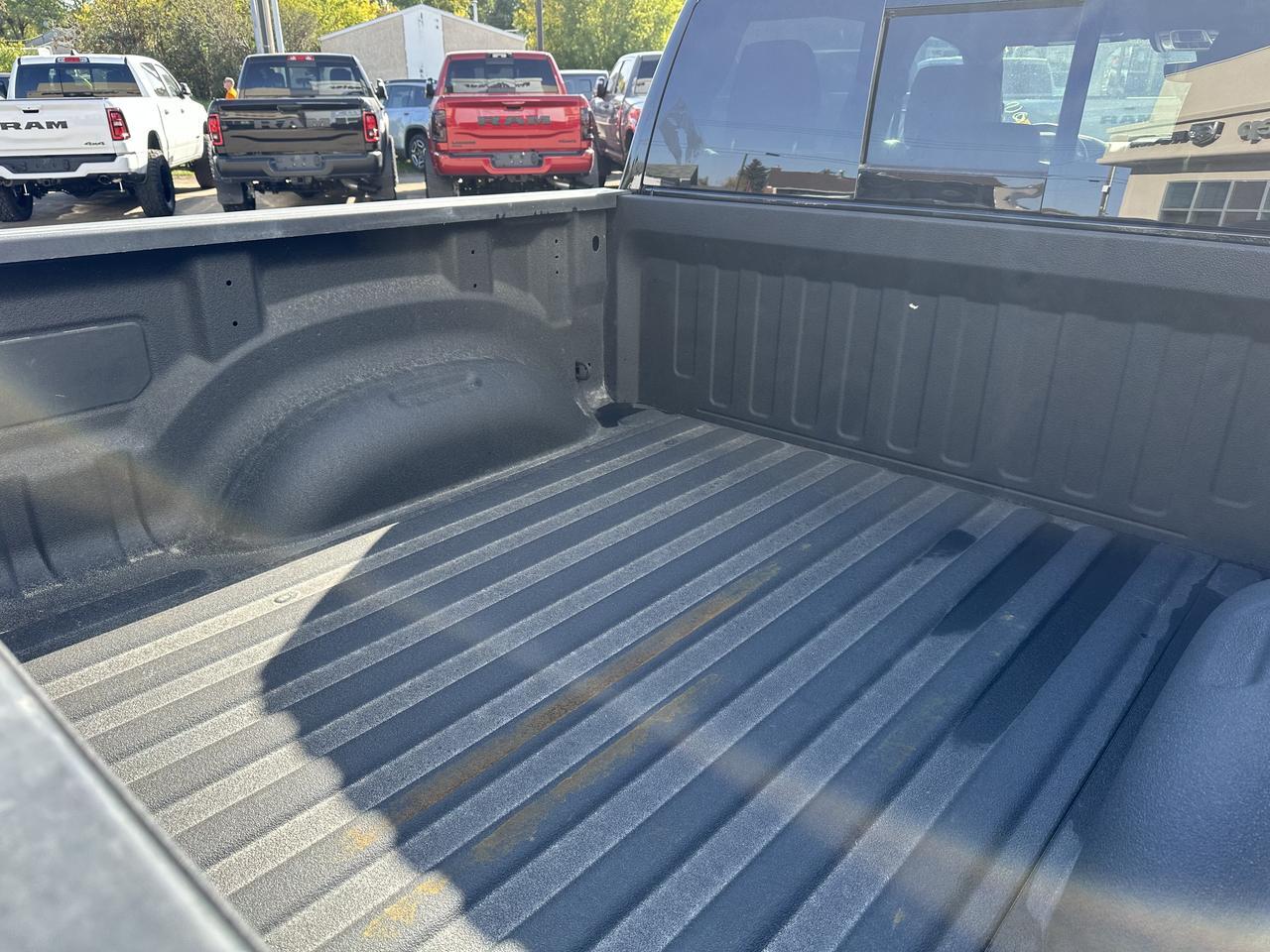 2025 Ram 1500 Rebel Crew Cab 4x4 | Low KMs | 3L Hurricane | Black w Red Inserts | 12IN Display | NAV Redwater AB