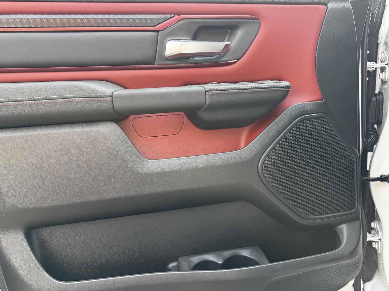 2025 Ram 1500 Rebel Crew Cab 4x4 | MILK MAN |  Rig Ready Ram | 3L Hurricane | Cloth Vinyl | Red Inserts Redwater AB