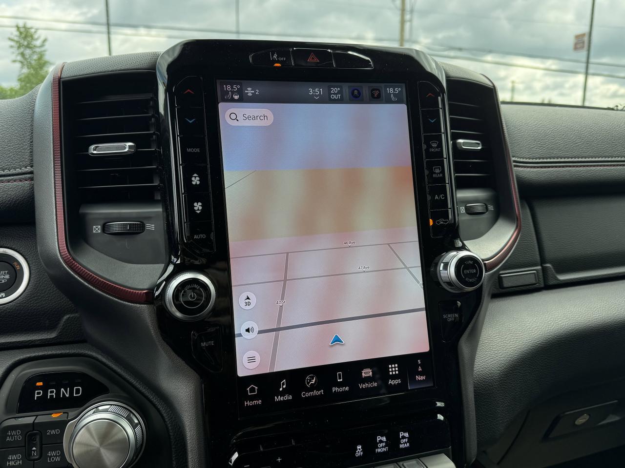 2025 Ram 1500 Rebel Crew Cab 4x4 | Rig Ready RAM LIFTED | 3L Hurricane Twin Turbo | Heated Seats | Offroad Package Redwater AB