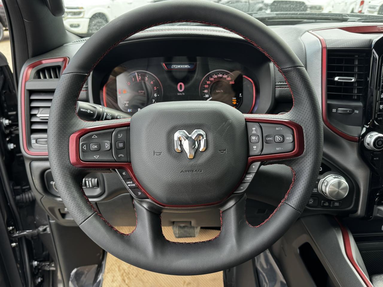 2025 Ram 1500 Rebel Crew Cab 4x4 | Rig Ready RAM LIFTED | 3L Hurricane Twin Turbo | Heated Seats | Offroad Package Redwater AB