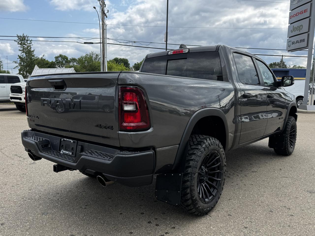2025 Ram 1500 Rebel Crew Cab 4x4 | Rig Ready RAM LIFTED | 3L Hurricane Twin Turbo | Heated Seats | Offroad Package Redwater AB