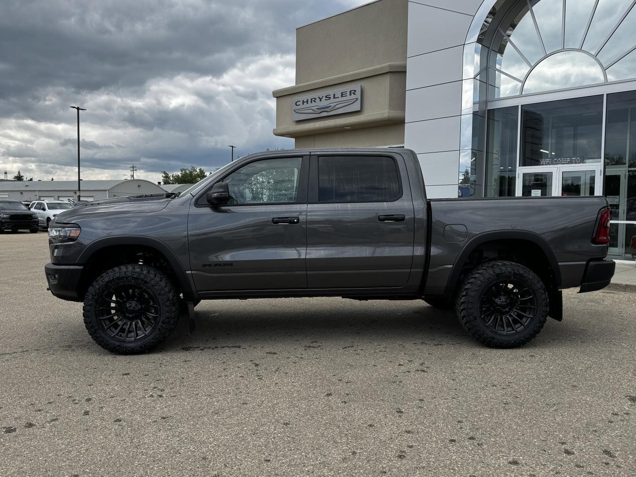 2025 Ram 1500 Rebel Crew Cab 4x4 | Rig Ready RAM LIFTED | 3L Hurricane Twin Turbo | Heated Seats | Offroad Package Redwater AB