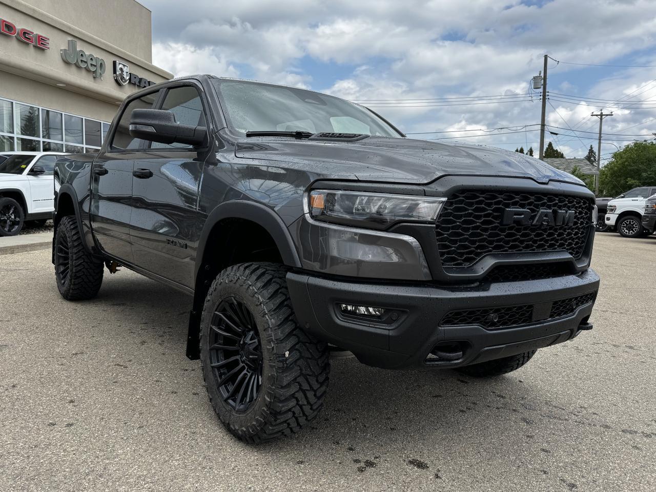 2025 Ram 1500 Rebel Crew Cab 4x4 | Rig Ready RAM LIFTED | 3L Hurricane Twin Turbo | Heated Seats | Offroad Package Redwater AB