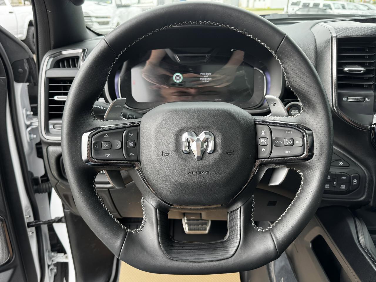2025 Ram 1500 Rebel GT Crew Cab 4x4 | 3L Hurricane | Leather | Sunroof | Power Tailgate | NAV Redwater AB