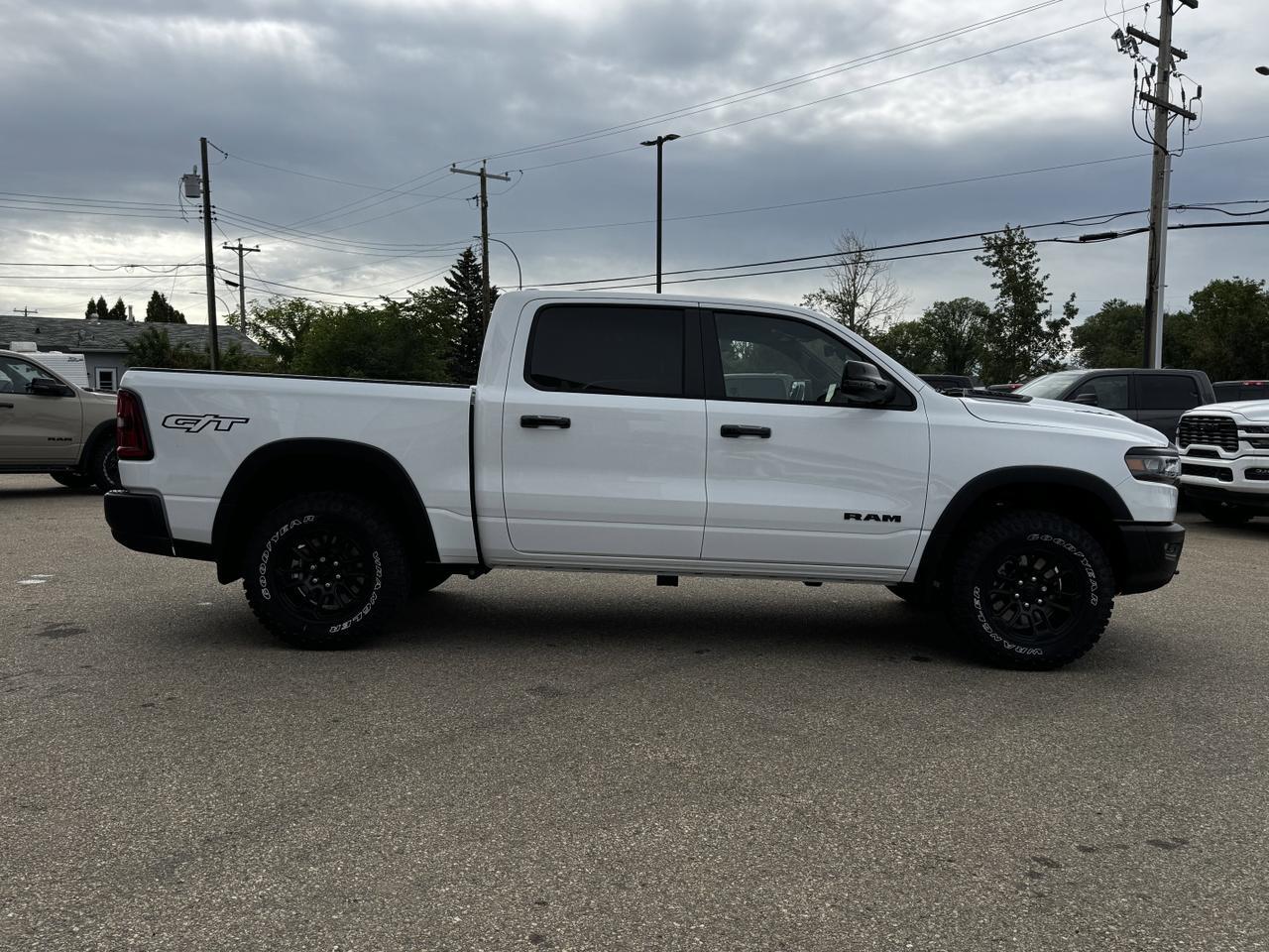 2025 Ram 1500 Rebel GT Crew Cab 4x4 | 3L Hurricane | Leather | Sunroof | Power Tailgate | NAV Redwater AB