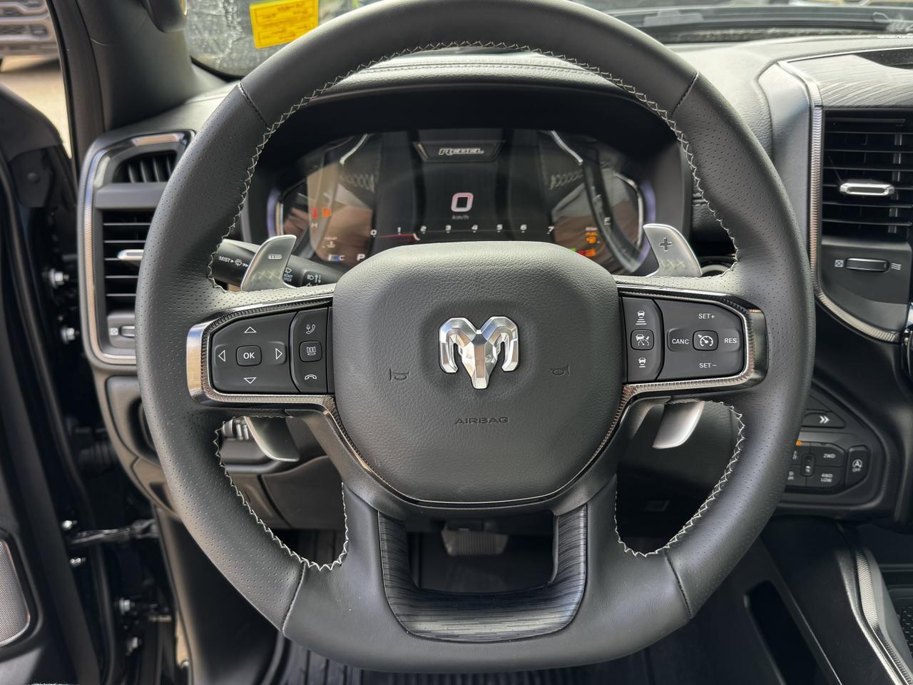 2025 Ram 1500 Rebel X Crew Cab 4x4 | Hurricane Twin Turbo | Leather | NAV | Heated Seats | harmon kardon Redwater AB