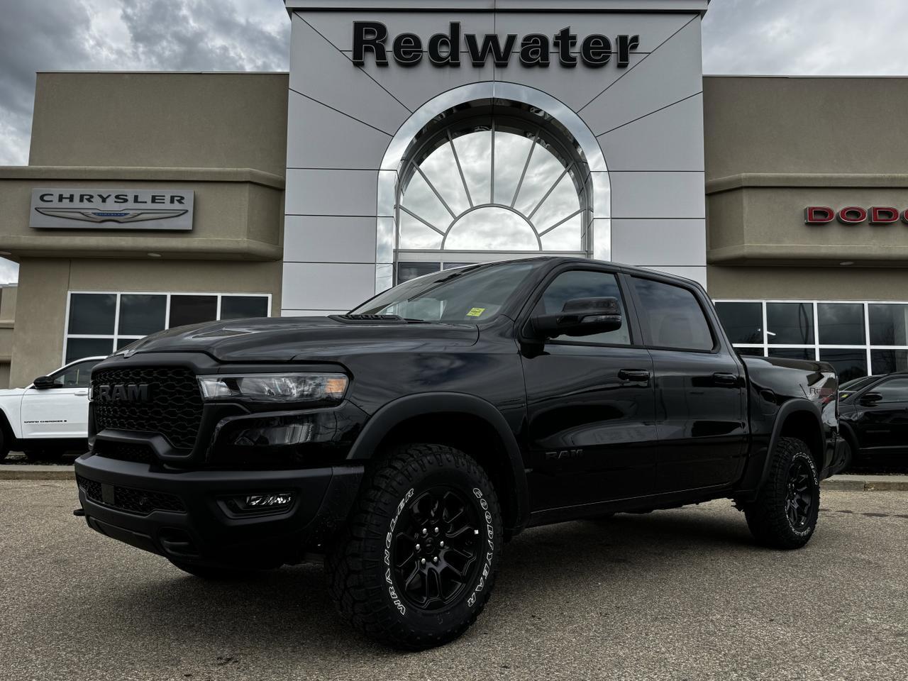 2025 Ram 1500 Rebel X Crew Cab 4x4 | Hurricane Twin Turbo | Leather | NAV | Heated Seats | harmon kardon Redwater AB