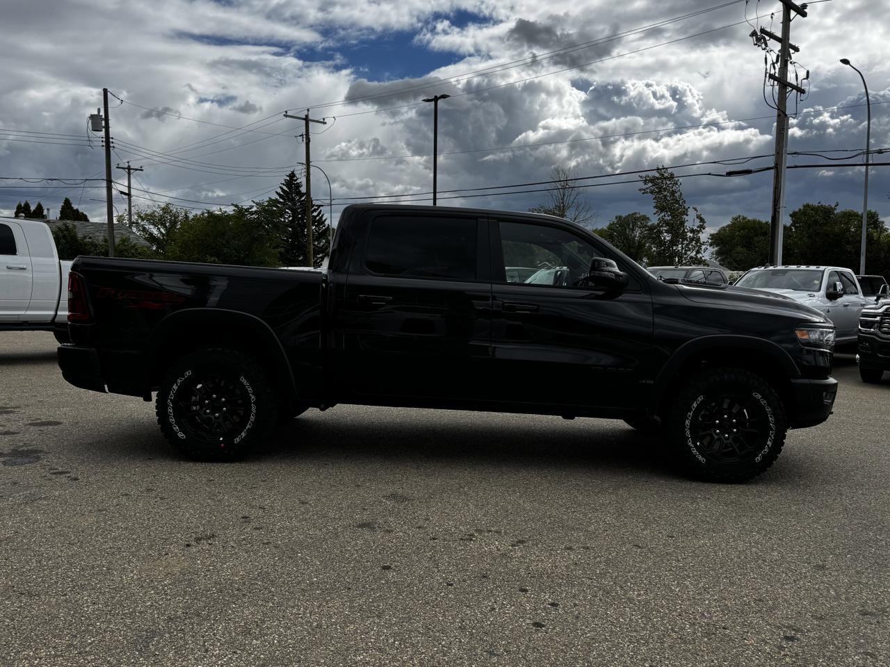 2025 Ram 1500 Rebel X Crew Cab 4x4 | Hurricane Twin Turbo | Leather | NAV | Heated Seats | harmon kardon Redwater AB
