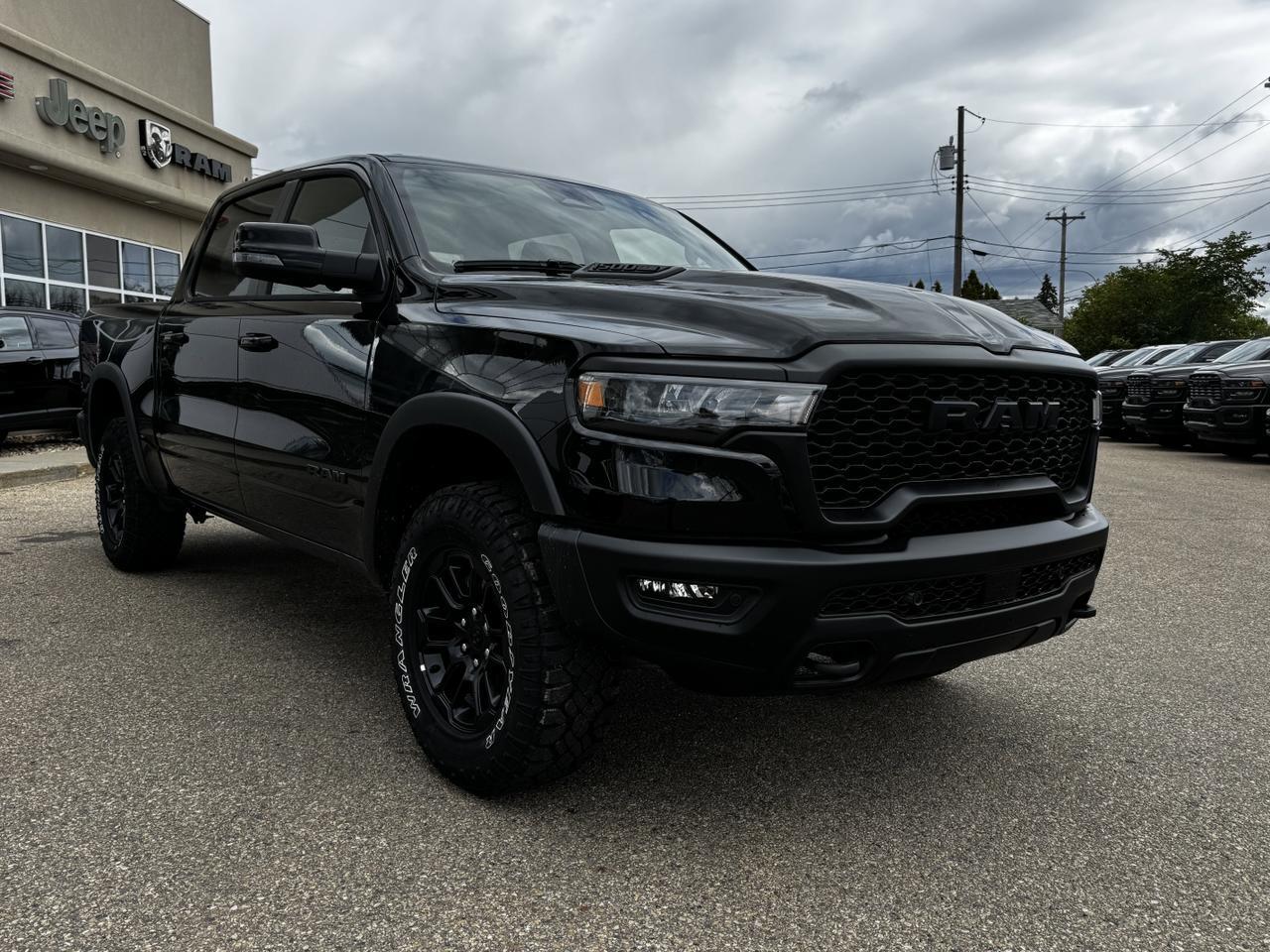 2025 Ram 1500 Rebel X Crew Cab 4x4 | Hurricane Twin Turbo | Leather | NAV | Heated Seats | harmon kardon Redwater AB