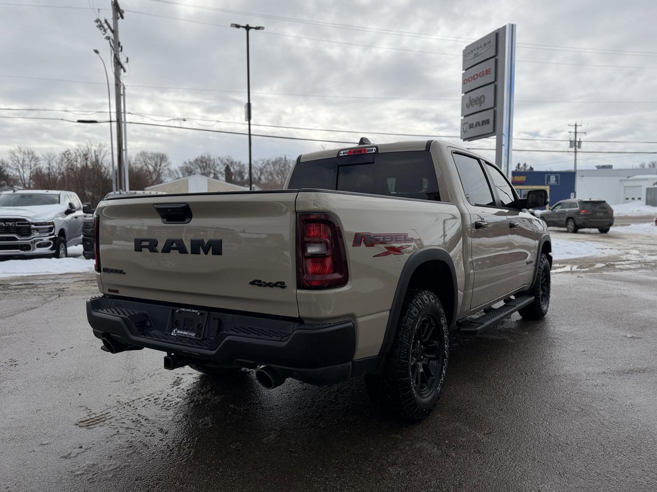 2025 Ram 1500 Rebel X Crew Cab 4x4 | Leather | Pano SunRoof | Level 2 Equip Pkg | Box Liner | Heated Seats | Nav Redwater AB