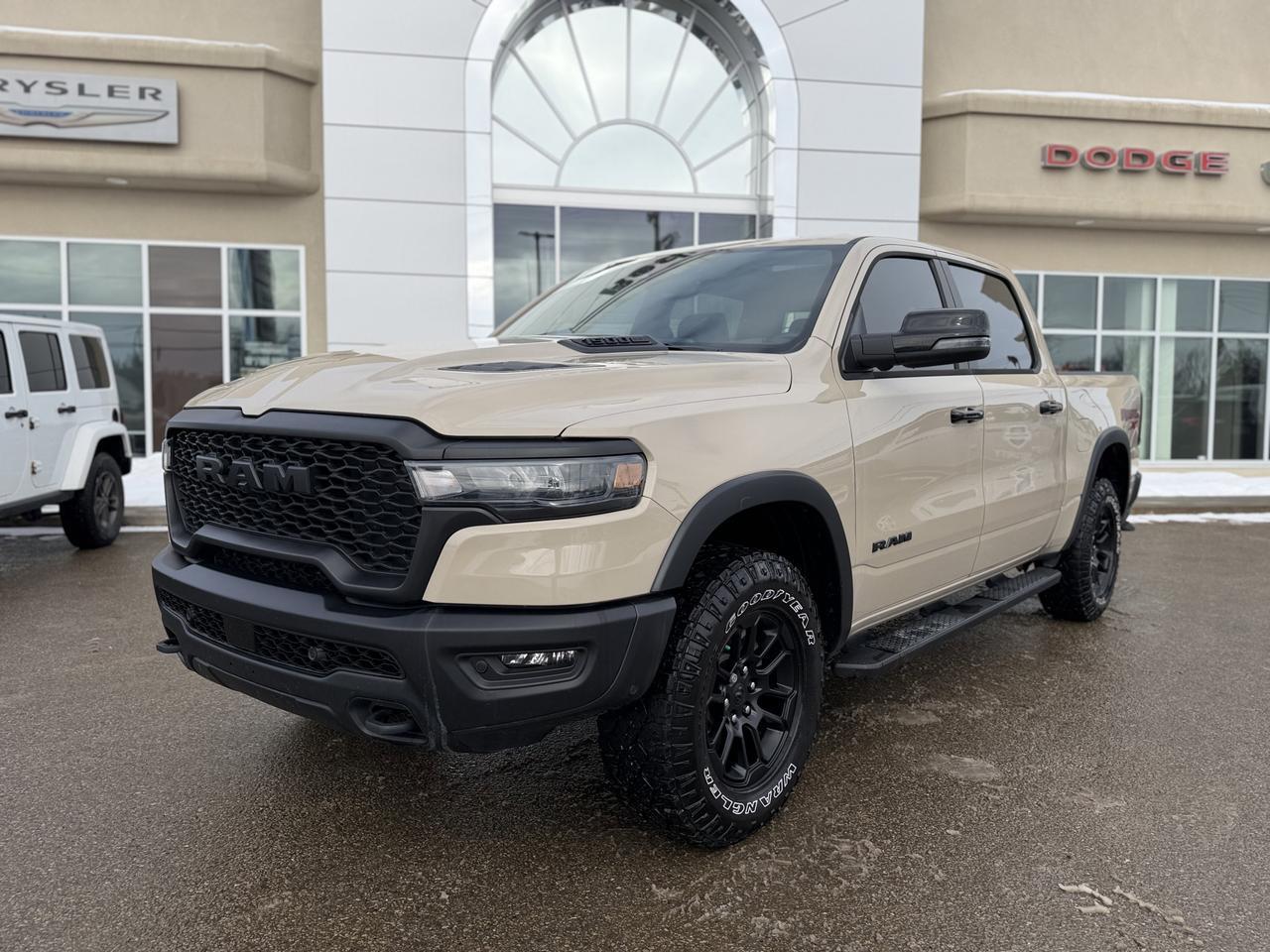 2025 Ram 1500 Rebel X Crew Cab 4x4 | Leather | Pano SunRoof | Level 2 Equip Pkg | Box Liner | Heated Seats | Nav Redwater AB