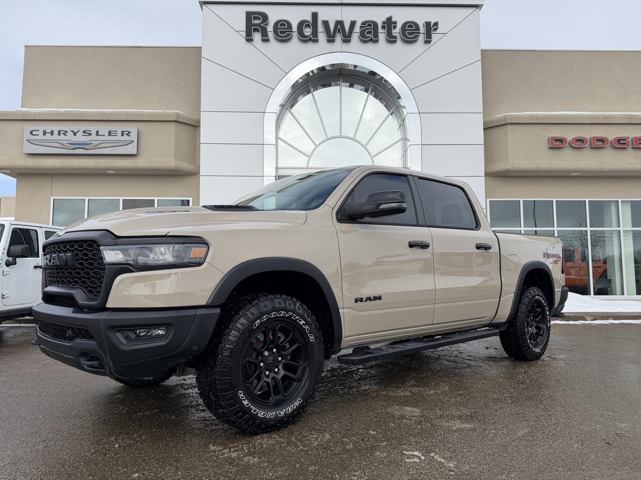 2025 Ram 1500 Rebel X Crew Cab 4x4 | Leather | Pano SunRoof | Level 2 Equip Pkg | Box Liner | Heated Seats | Nav