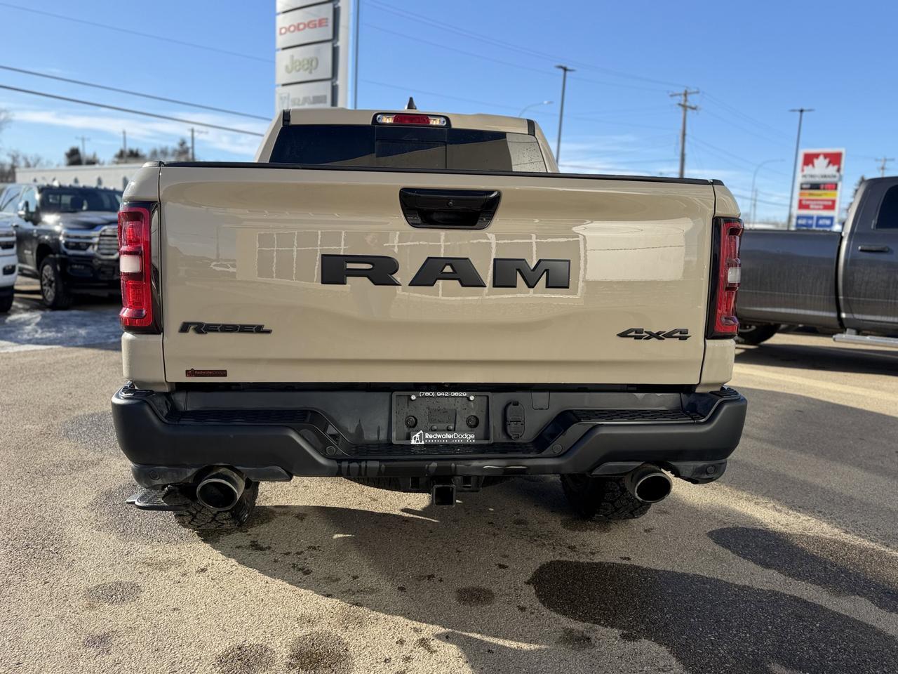 2025 Ram 1500 Rebel X Crew Cab 4x4 | Leather | Pano SunRoof | Level 2 Equip Pkg | Box Liner | Heated Seats | Nav Redwater AB