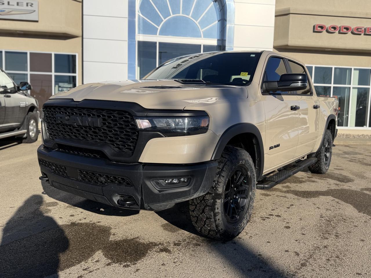 2025 Ram 1500 Rebel X Crew Cab 4x4 | Leather | Pano SunRoof | Level 2 Equip Pkg | Box Liner | Heated Seats | Nav Redwater AB