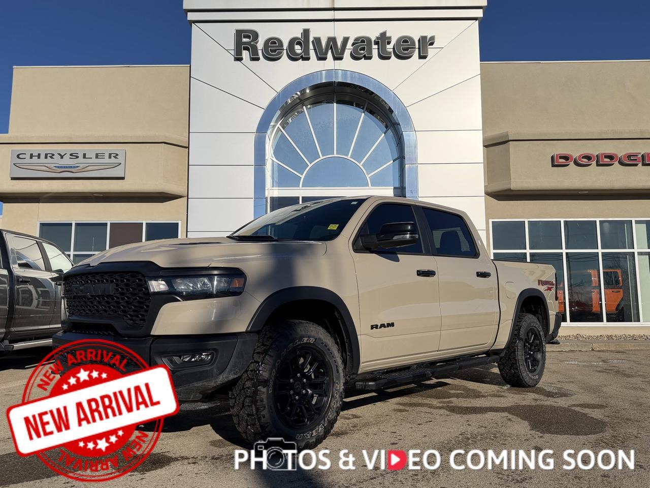 2025 Ram 1500 Rebel X Crew Cab 4x4 | Leather | Pano SunRoof | Level 2 Equip Pkg | Box Liner | Heated Seats | Nav