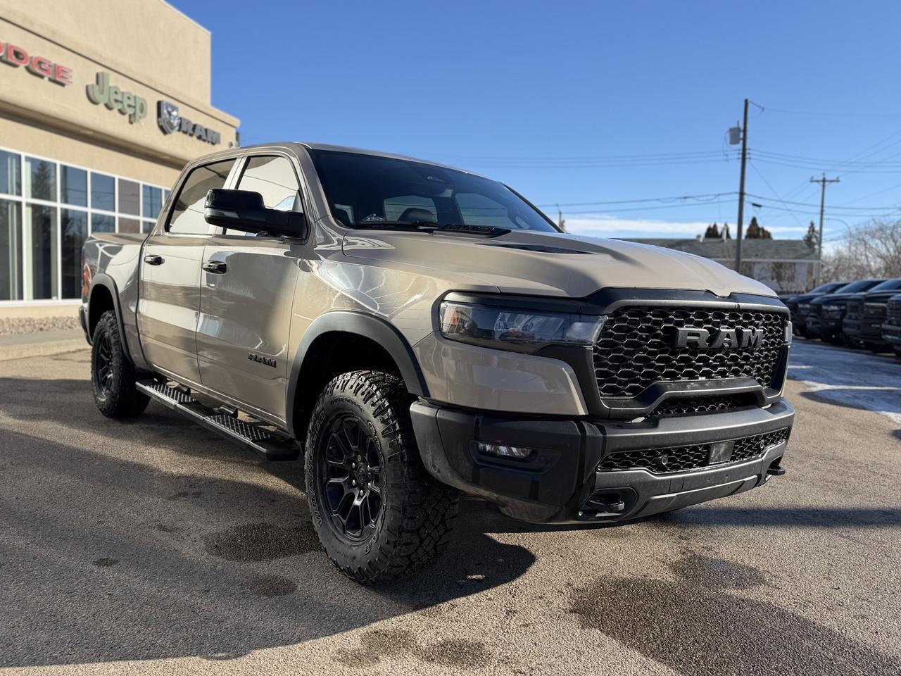 2025 Ram 1500 Rebel X Crew Cab 4x4 | Leather | Pano SunRoof | Level 2 Equip Pkg | Box Liner | Heated Seats | Nav Redwater AB