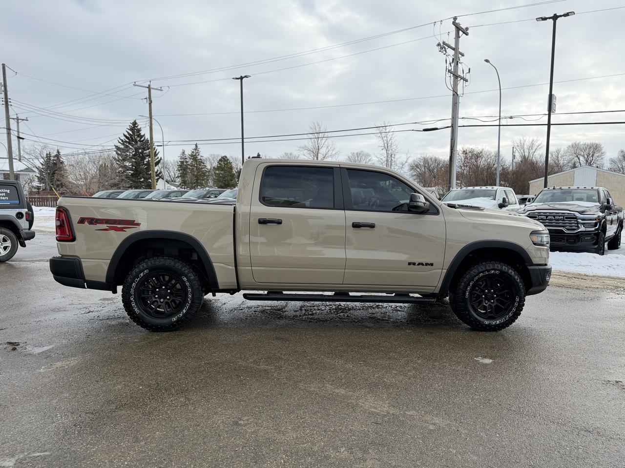 2025 Ram 1500 Rebel X Crew Cab 4x4 | Leather | Pano SunRoof | Level 2 Equip Pkg | Box Liner | Heated Seats | Nav Redwater AB
