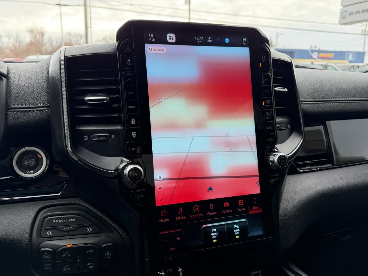 2025 Ram 1500 Rebel X Crew Cab 4x4 | Leather | Pano SunRoof | Level 2 Equip Pkg | Box Liner | Heated Seats | Nav Redwater AB