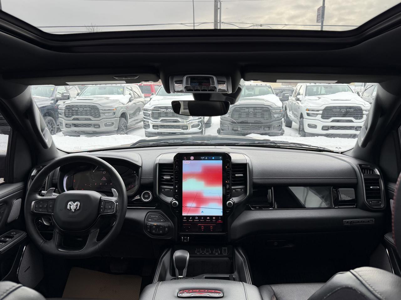 2025 Ram 1500 Rebel X Crew Cab 4x4 | Leather | Pano SunRoof | Level 2 Equip Pkg | Box Liner | Heated Seats | Nav Redwater AB