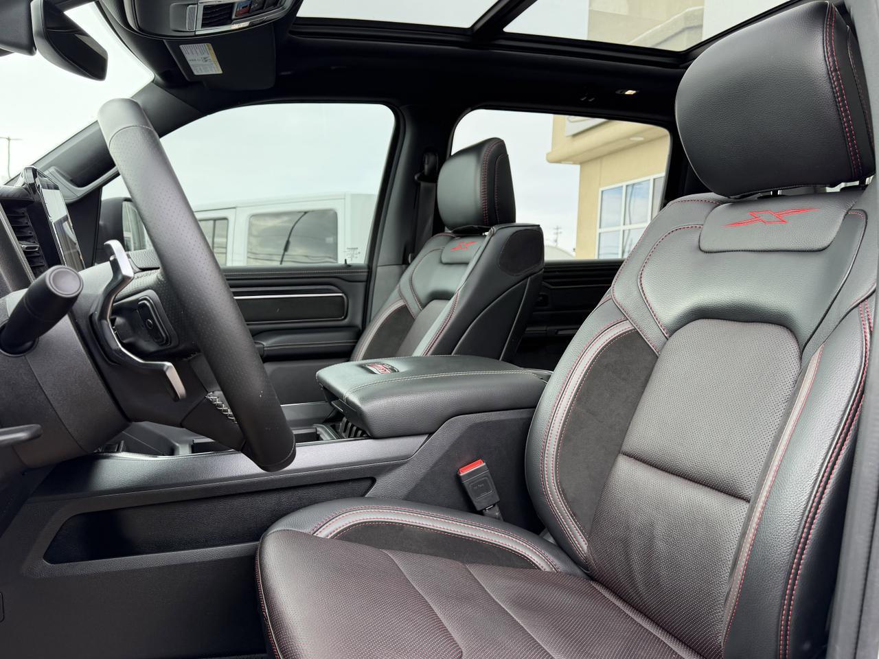 2025 Ram 1500 Rebel X Crew Cab 4x4 | Leather | Pano SunRoof | Level 2 Equip Pkg | Box Liner | Heated Seats | Nav Redwater AB