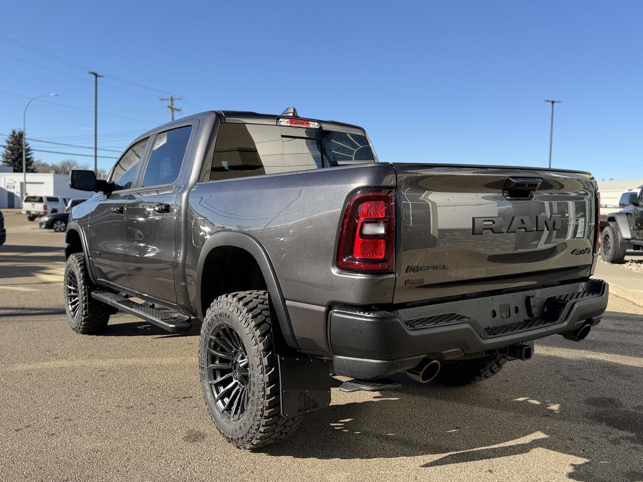 2025 Ram 1500 Rebel X Crew Cab 4x4 | Rig Ready Ram | Low KMs | 3L Hurricane | NAV | Heated Vented Seats Redwater AB
