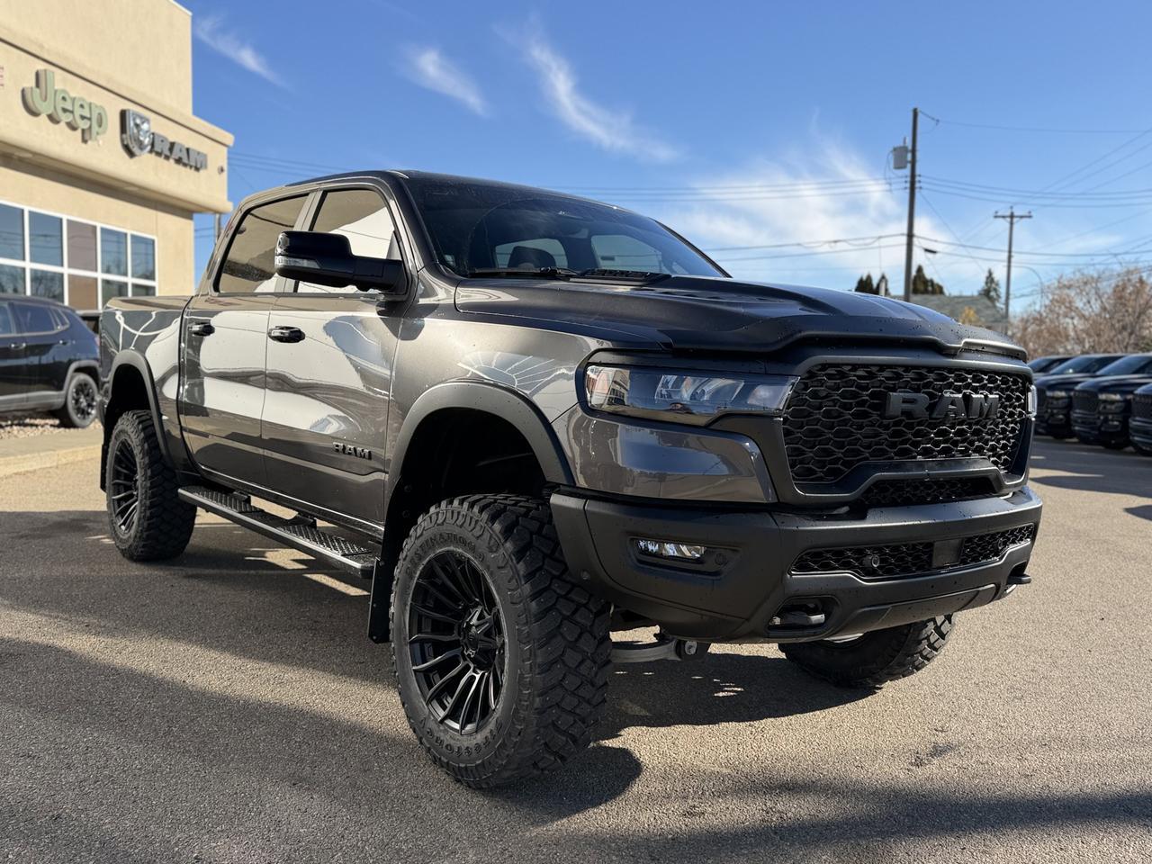 2025 Ram 1500 Rebel X Crew Cab 4x4 | Rig Ready Ram | Low KMs | 3L Hurricane | NAV | Heated Vented Seats Redwater AB