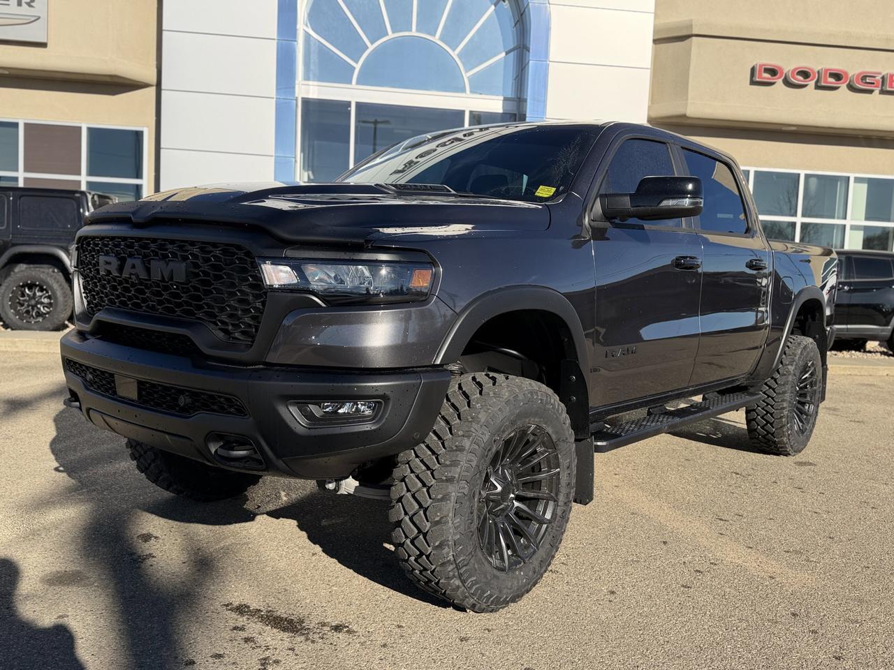 2025 Ram 1500 Rebel X Crew Cab 4x4 | Rig Ready Ram | Low KMs | 3L Hurricane | NAV | Heated Vented Seats Redwater AB