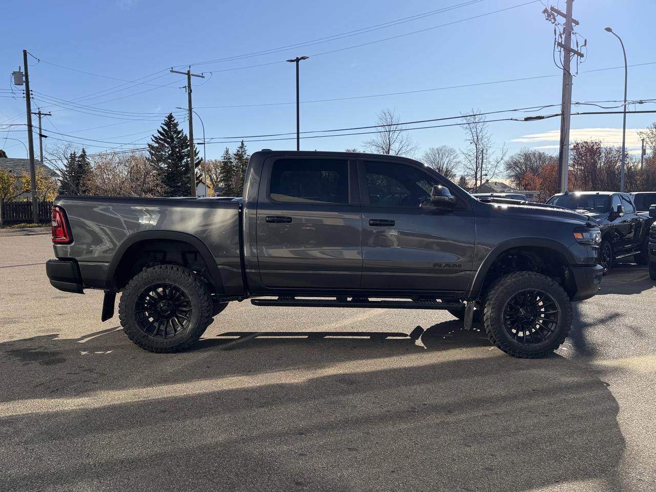 2025 Ram 1500 Rebel X Crew Cab 4x4 | Rig Ready Ram | Low KMs | 3L Hurricane | NAV | Heated Vented Seats Redwater AB
