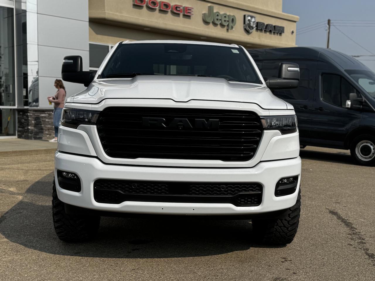 2025 Ram 1500 Sport Crew Cab 4x4 | 3L Hurricane | Rig Ready RAM Upgrades | Leather | Tonneau Cover Redwater AB