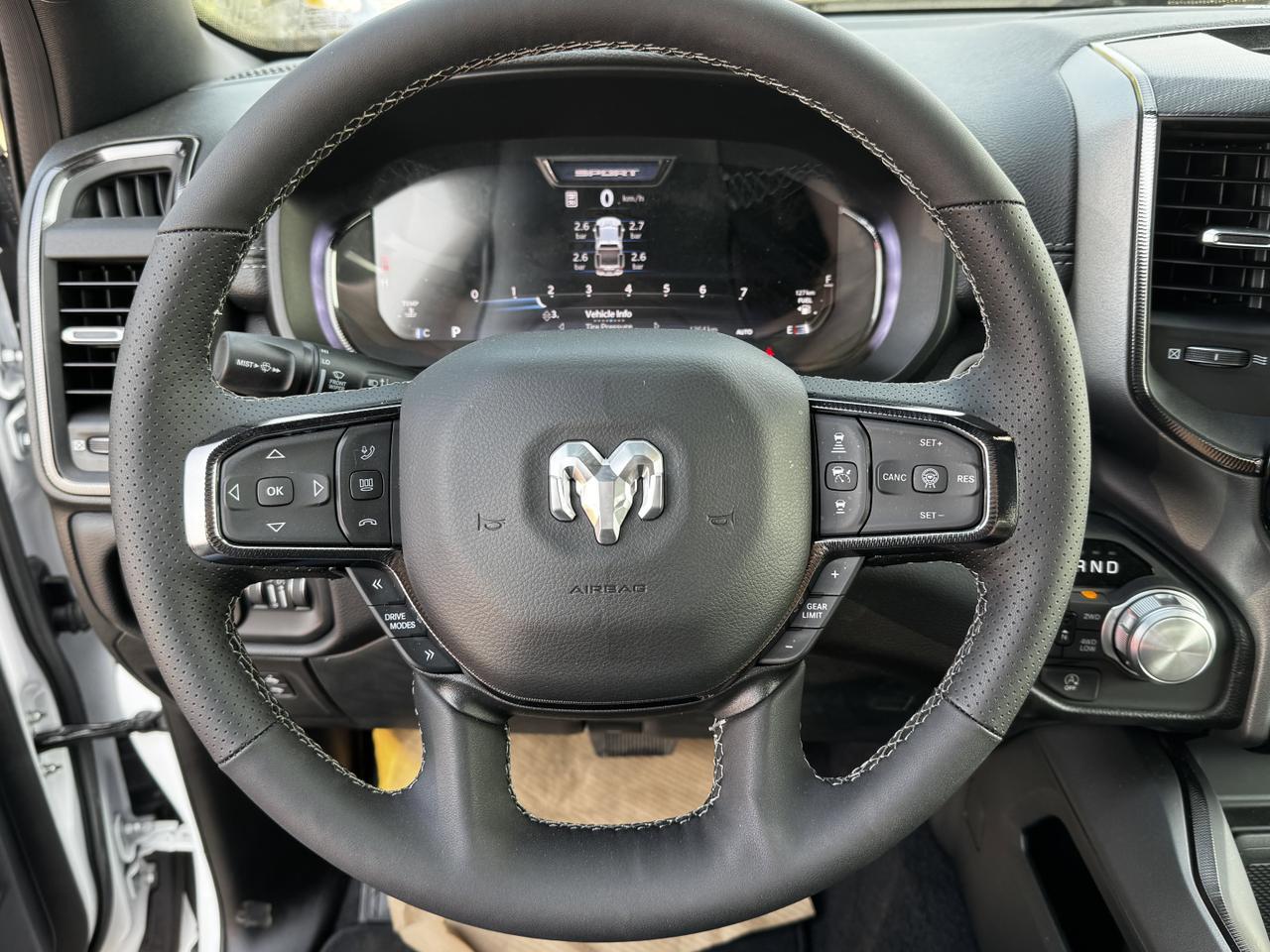 2025 Ram 1500 Sport Crew Cab 4x4 | 3L Hurricane | Rig Ready RAM Upgrades | Leather | Tonneau Cover Redwater AB