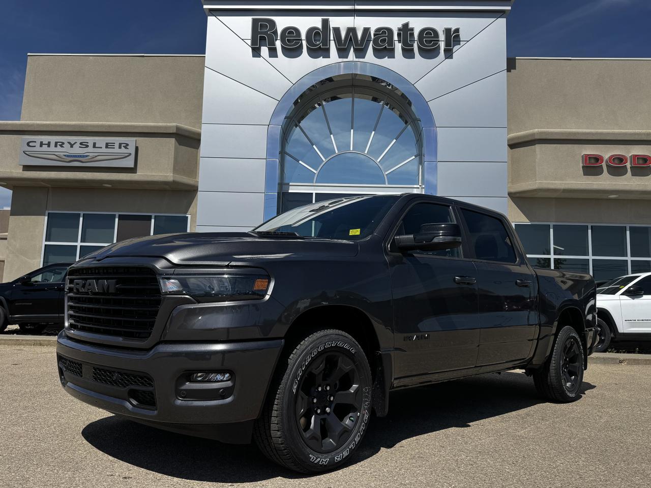 2025 Ram 1500 Sport Crew Cab 4x4 | 3L Hurricane | Vinyl Cloth Seats | Alpine Audio | Backup Camera Redwater AB