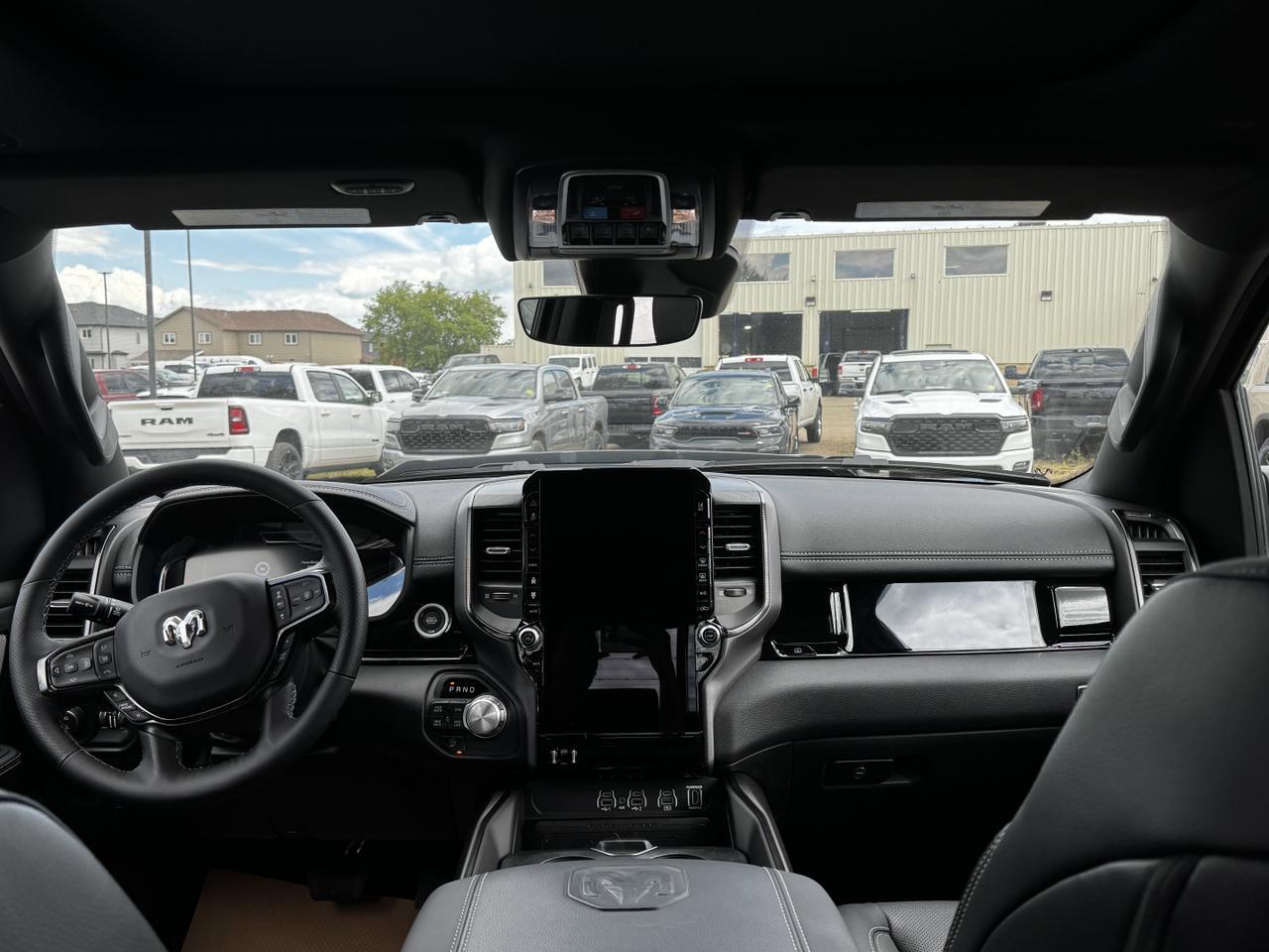 2025 Ram 1500 Sport Night Edition Crew Cab 4x4 | 3L Hurricane | Leather | Heated Vented Seats | NAV | Pano Sunroof Redwater AB