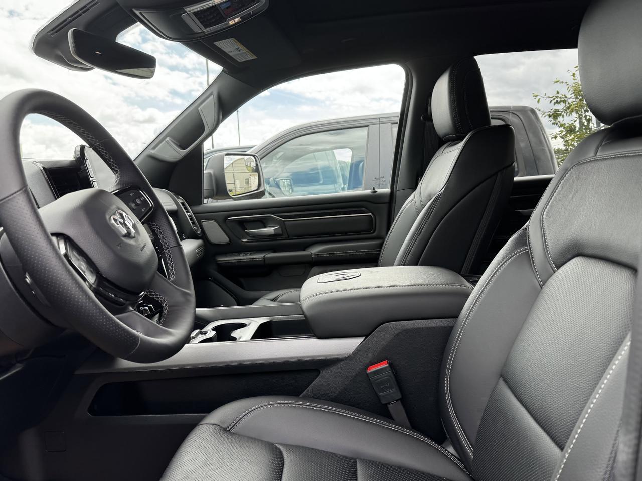 2025 Ram 1500 Sport Night Edition Crew Cab 4x4 | 3L Hurricane | Leather | Heated Vented Seats | NAV | Pano Sunroof Redwater AB