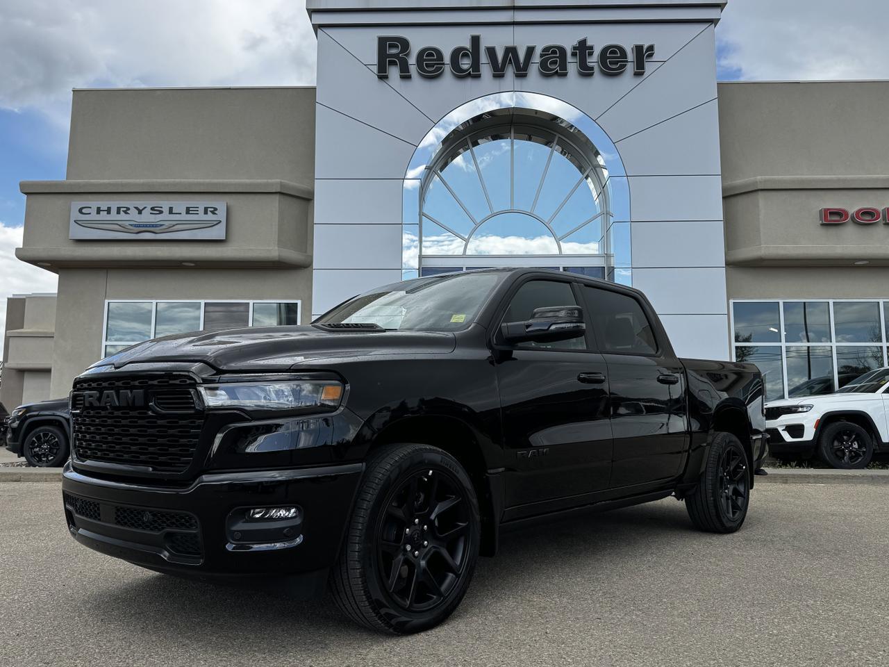2025 Ram 1500 Sport Night Edition Crew Cab 4x4 | 3L Hurricane | Leather | Heated Vented Seats | NAV | Pano Sunroof