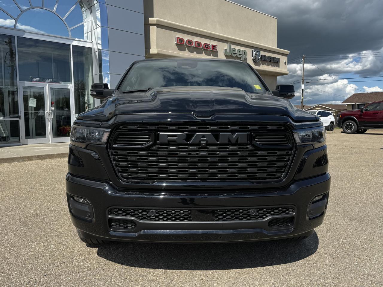 2025 Ram 1500 Sport Night Edition Crew Cab 4x4 | 3L Hurricane | Leather | Heated Vented Seats | NAV | Pano Sunroof Redwater AB