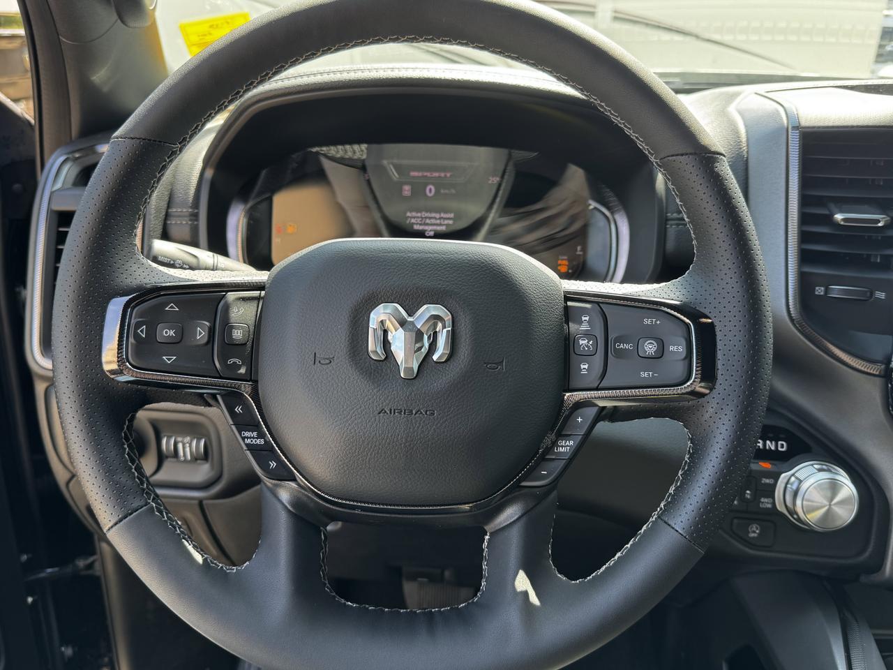 2025 Ram 1500 Sport Night Edition Crew Cab 4x4 | 3L Hurricane | Leather | Heated Vented Seats | Pano Sunroof | NAV Redwater AB