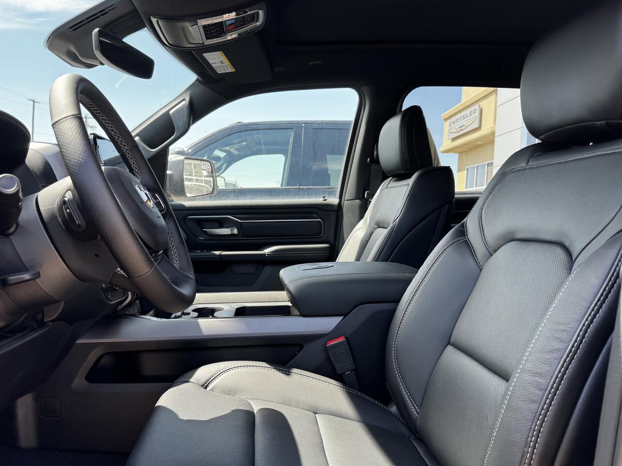 2025 Ram 1500 Sport Night Edition Crew Cab 4x4 | 3L Hurricane | Leather | Heated Vented Seats | Pano Sunroof | NAV Redwater AB