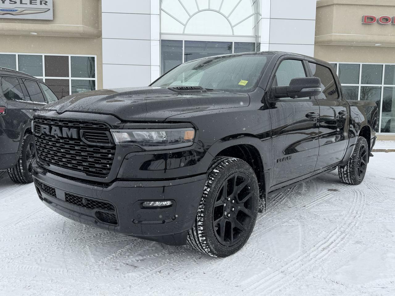 2025 Ram 1500 Sport Night Edition Crew Cab 4x4 | 3L Hurricane | Leather | Heated Vented Seats | Pano Sunroof | NAV